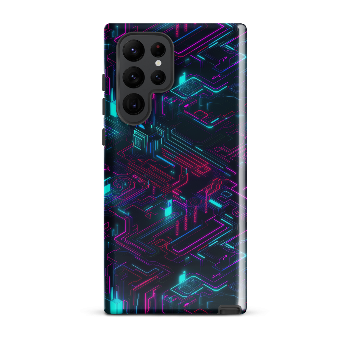 Cyberspace Circuits - Blue - Tough case for Samsung® - Image 14