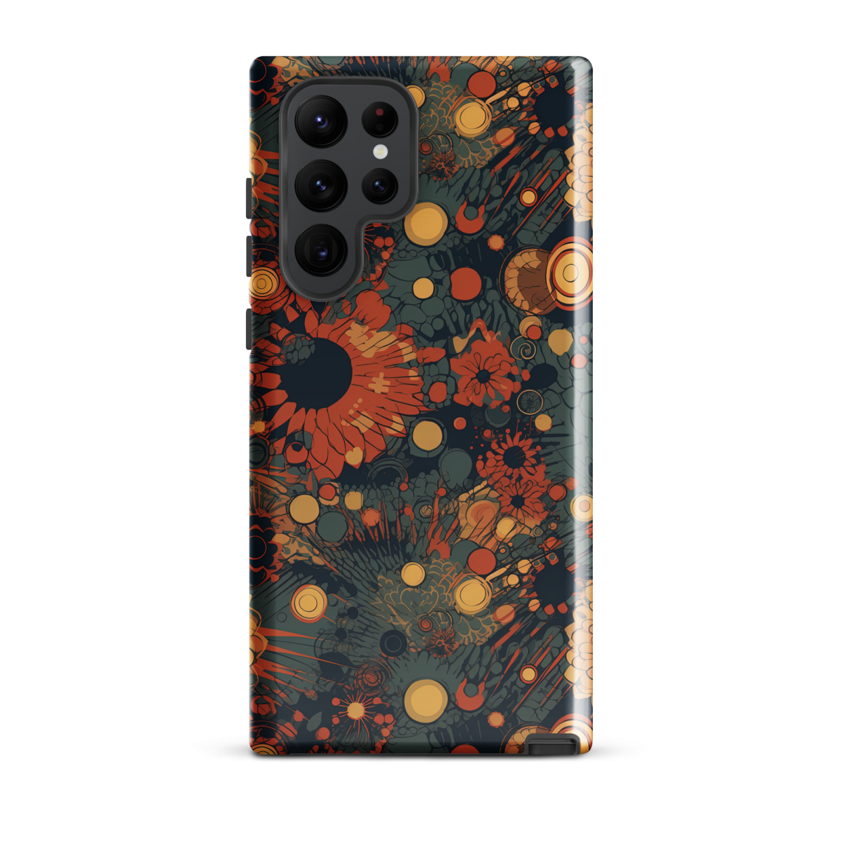 Trampled Flowers - Green/Blue - Tough case for Samsung® - Image 14