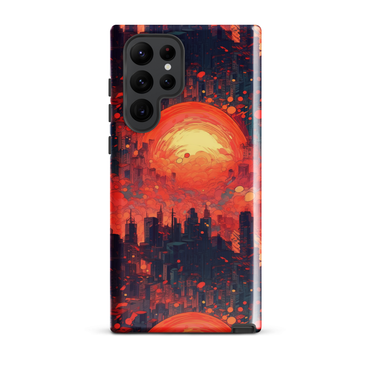 Fiery Dawn - Red/Black - Tough case for Samsung® - Image 14