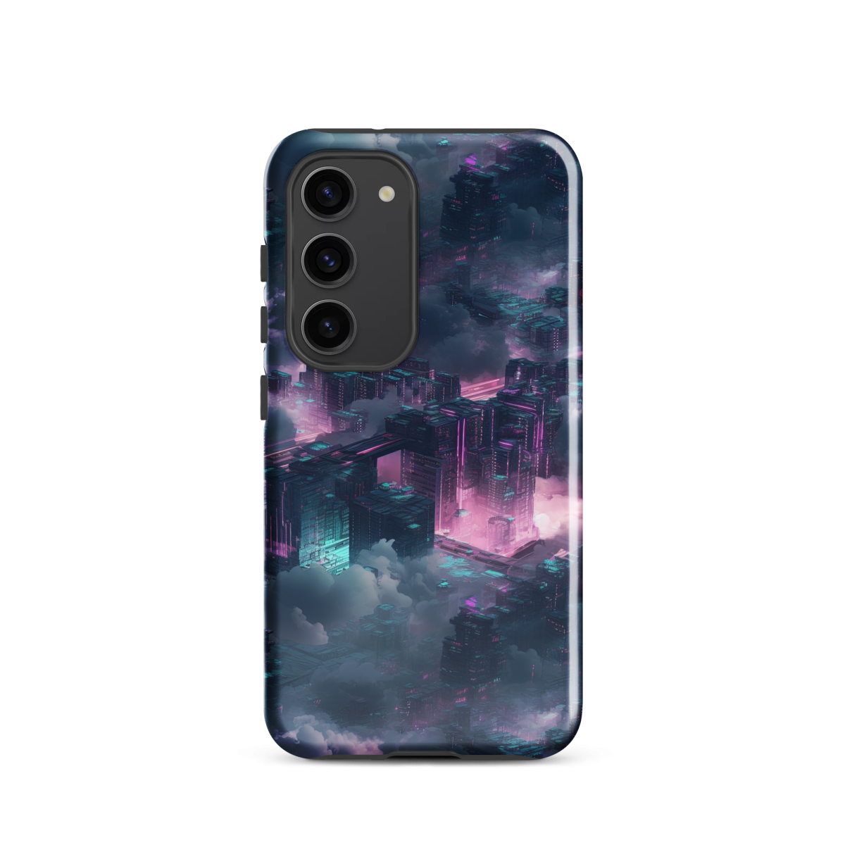 Cloudy City - Blue/Magenta - Tough case for Samsung® - Image 15