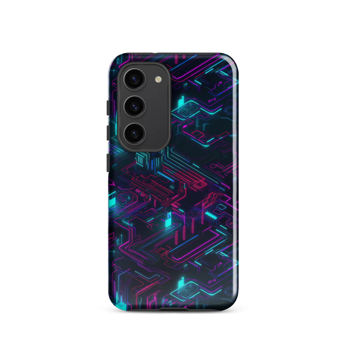 Cyberspace Circuits - Blue - Tough case for Samsung® - Image 15