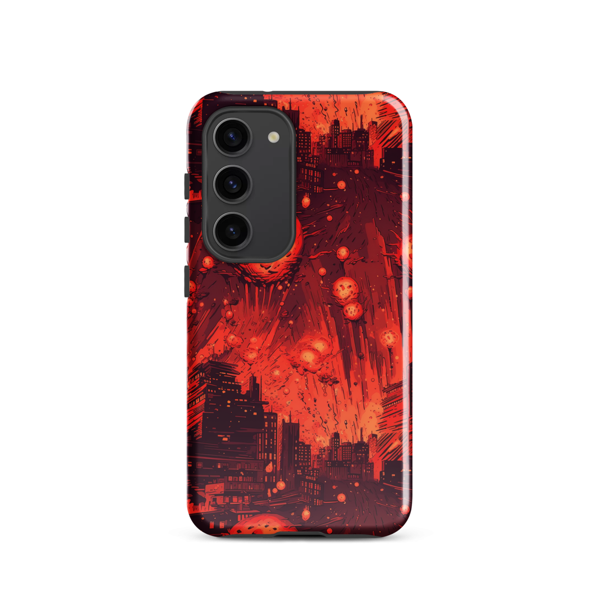 Meteor Strike - Red - Tough case for Samsung® - Image 15