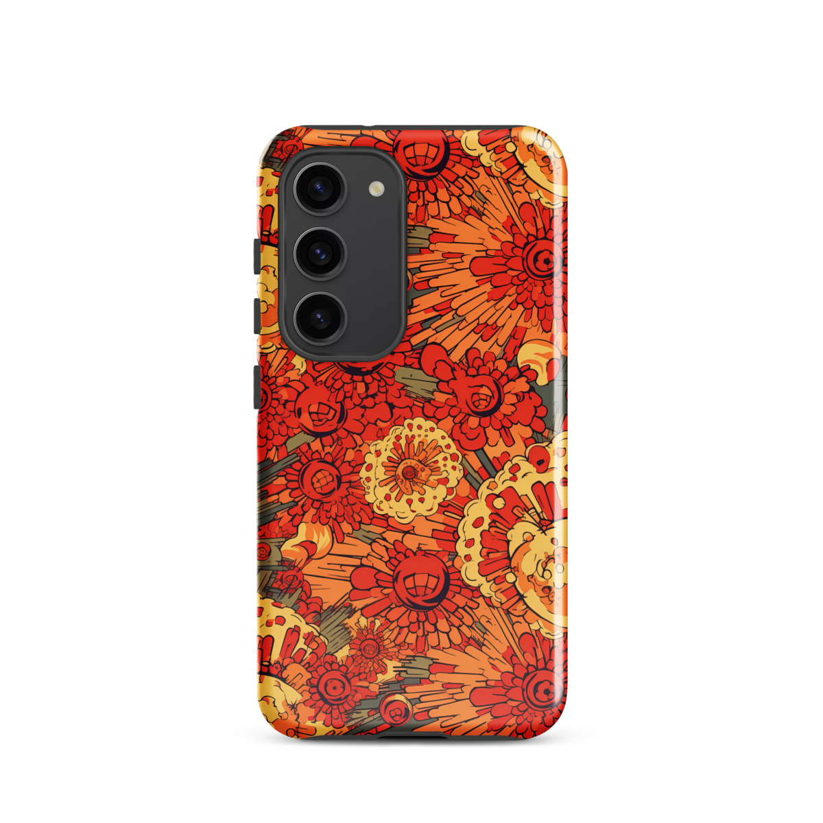 Fiery Fusion - Orange - Tough case for Samsung® - Image 15