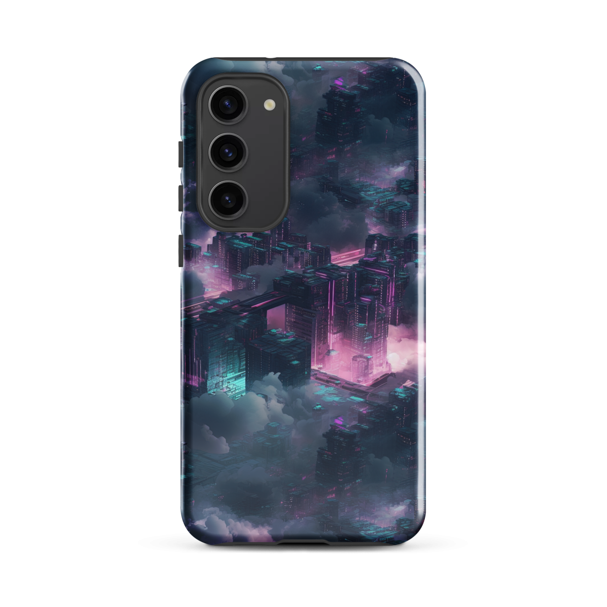 Cloudy City - Blue/Magenta - Tough case for Samsung® - Image 16