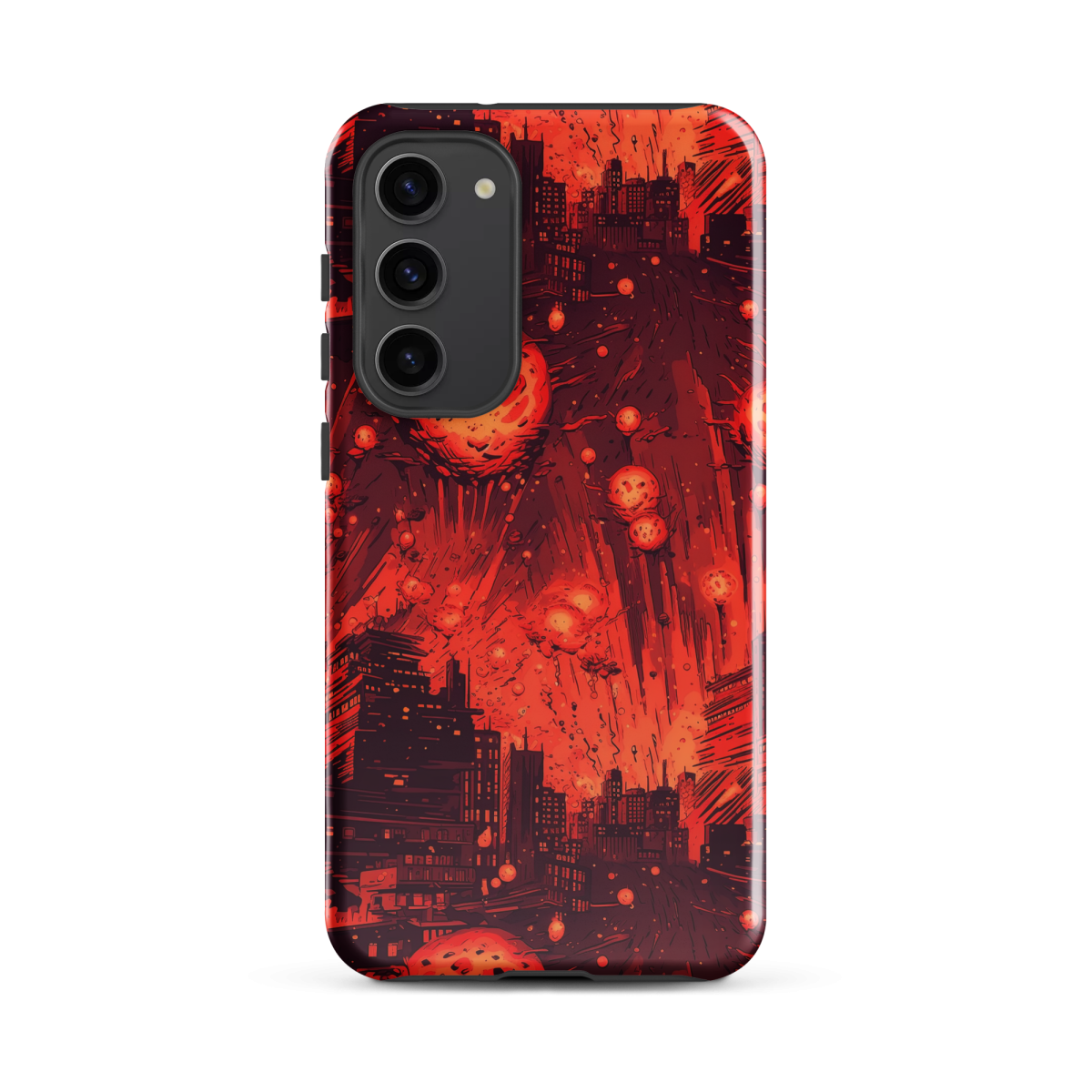 Meteor Strike - Red - Tough case for Samsung® - Image 16