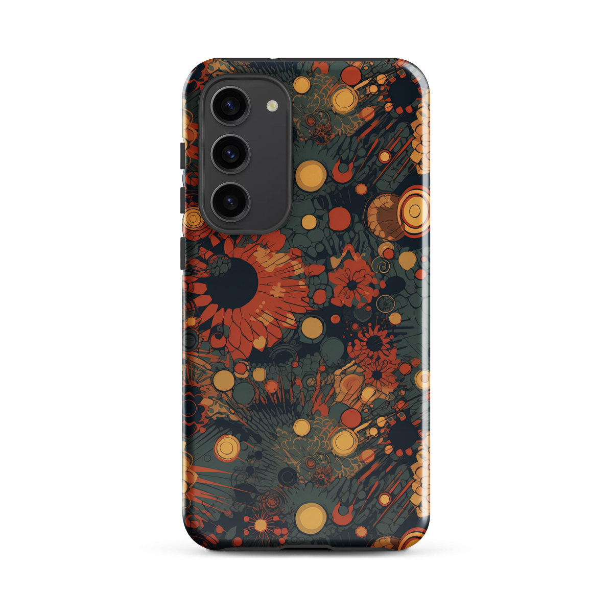 Trampled Flowers - Green/Blue - Tough case for Samsung® - Image 16
