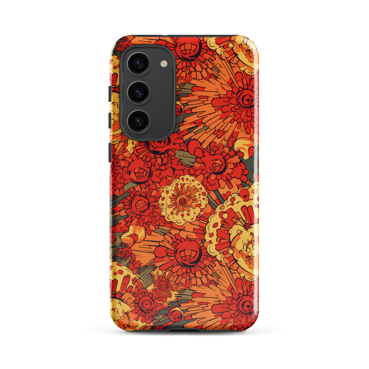 Fiery Fusion - Orange - Tough case for Samsung® - Image 16