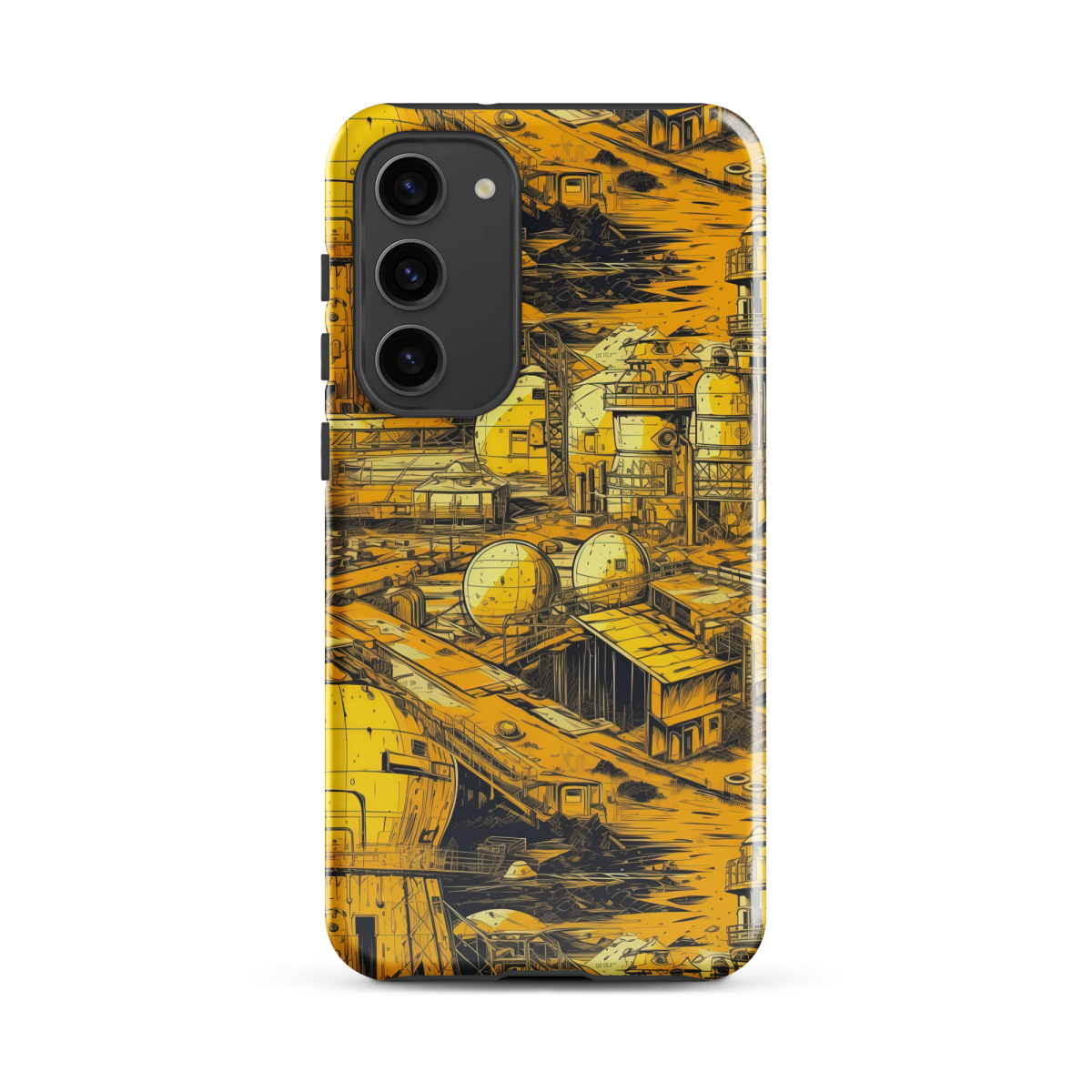 Moon Base - Yellow - Tough case for Samsung® - Image 16