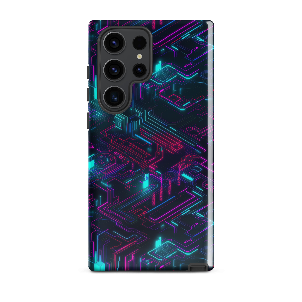 Cyberspace Circuits - Blue - Tough case for Samsung® - Image 17