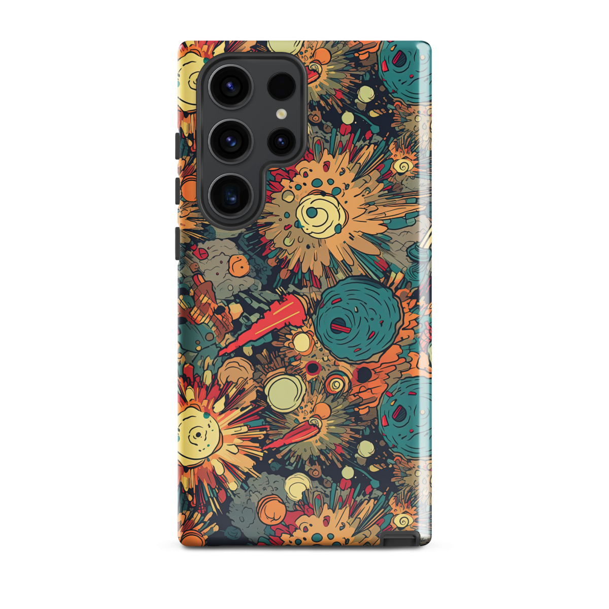 Flaming Fission - Blue/Yellow - Tough case for Samsung® - Image 17