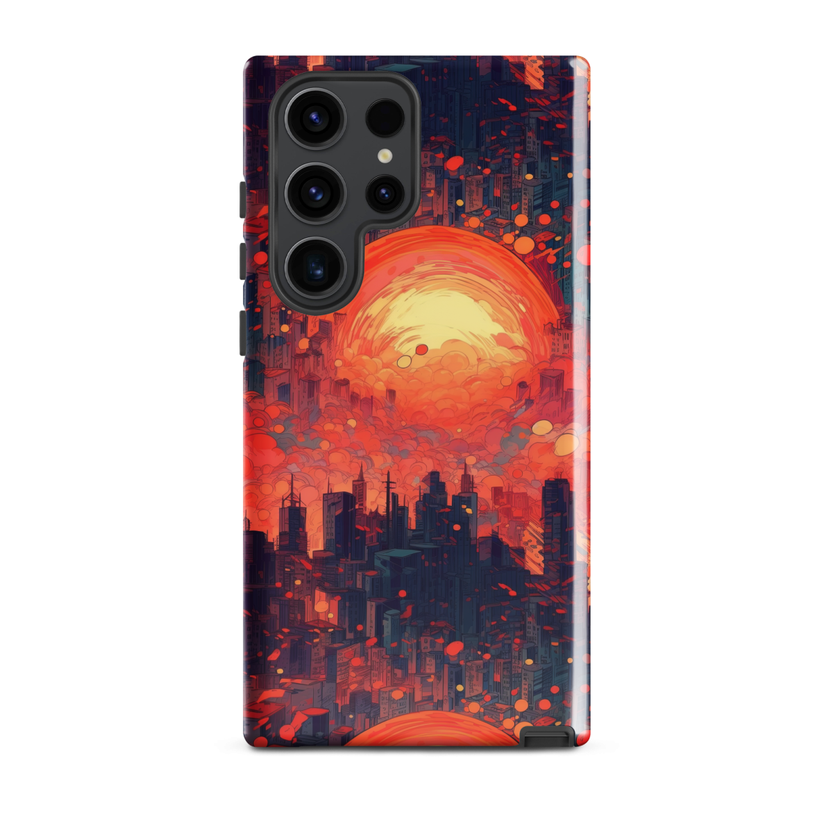 Fiery Dawn - Red/Black - Tough case for Samsung® - Image 17