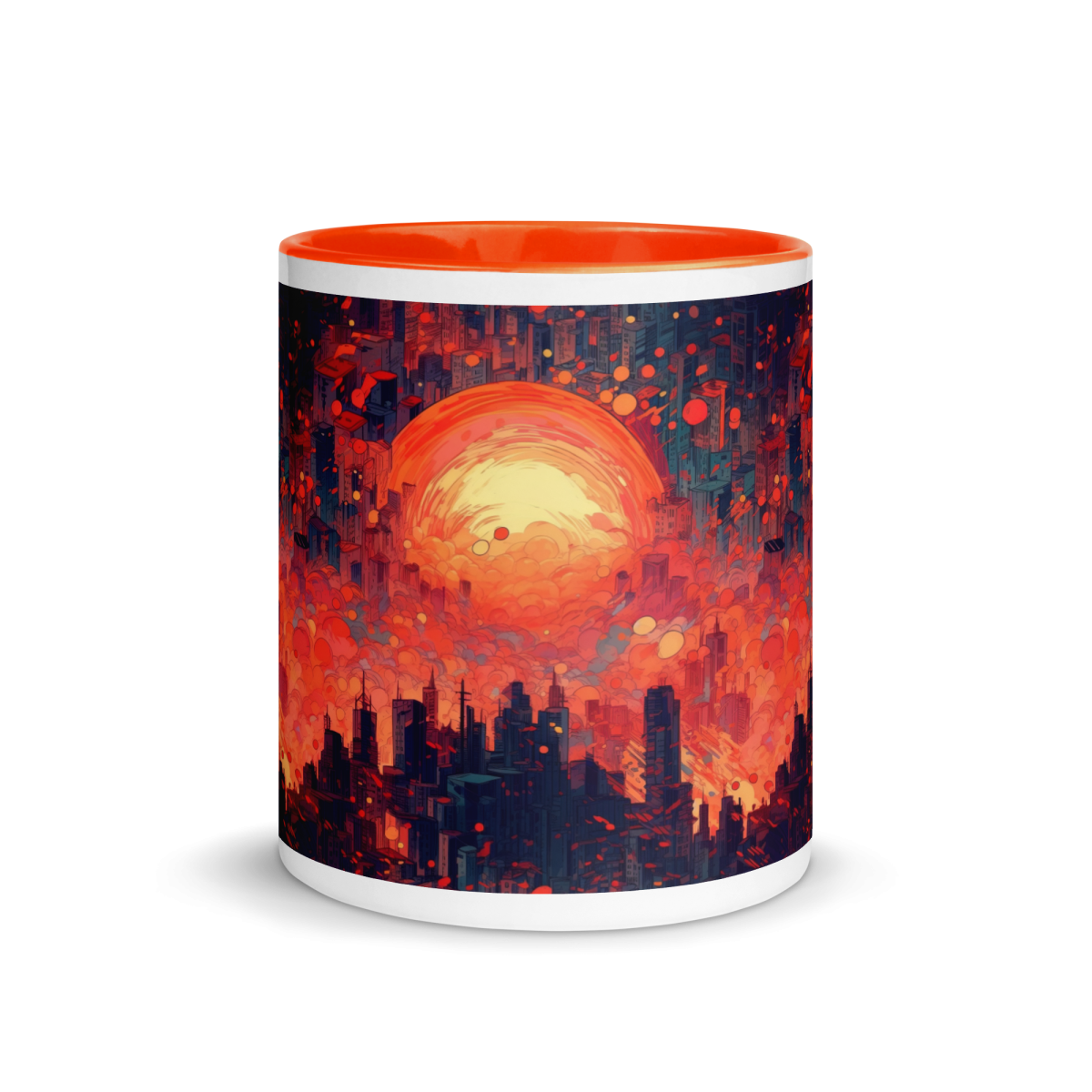 Fiery Dawn - Red/Black - Mug