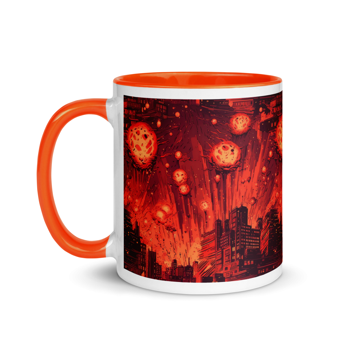 Meteor Strike - Red - Mug - Image 3