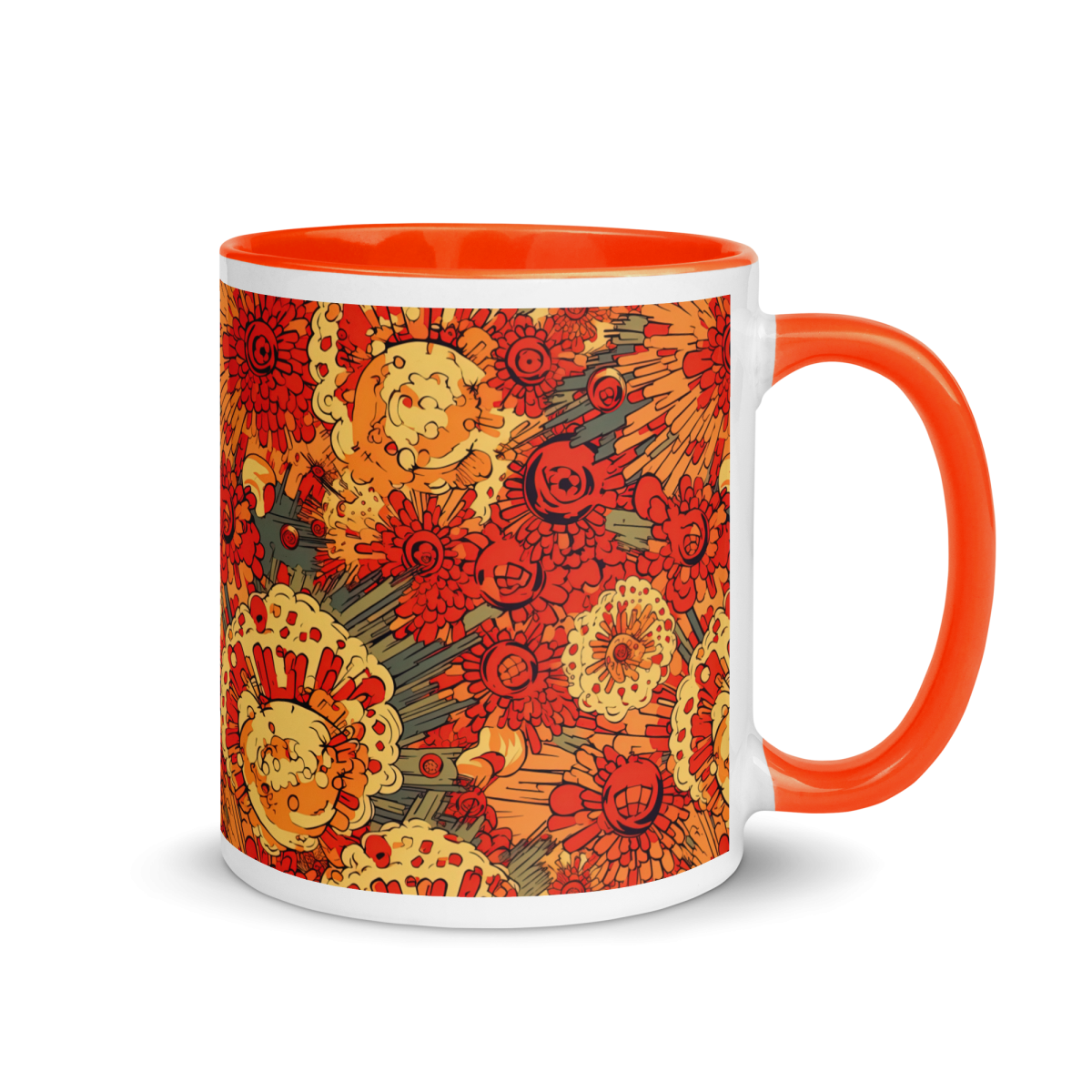 Fiery Fusion - Orange - Mug - Image 2