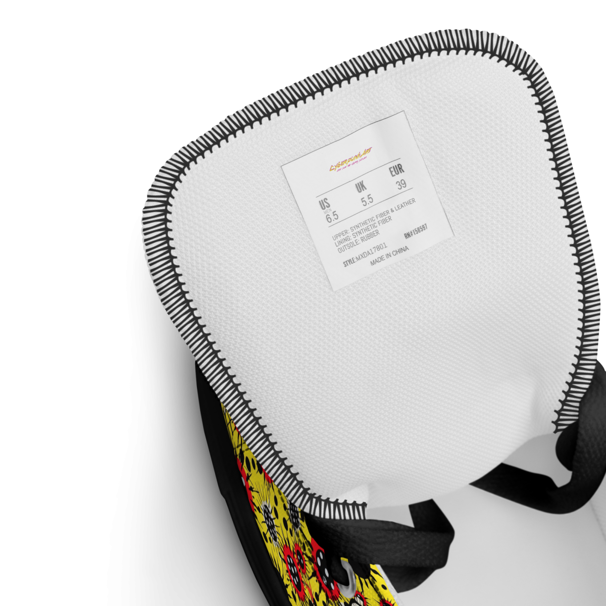 Virus Attack - Yellow/Red - Women’s Shoe - Image 3