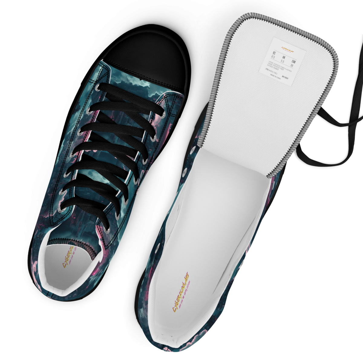 Cloudy Skyscraper - Blue/Magenta - Women’s Shoe - Image 2
