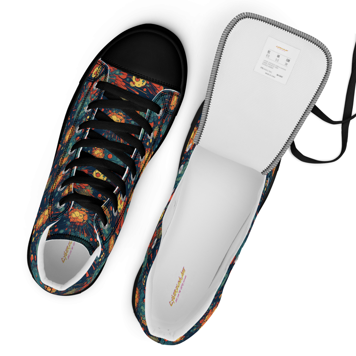 Subatomic Schism - Dark Blue - Women’s Shoe - Image 2