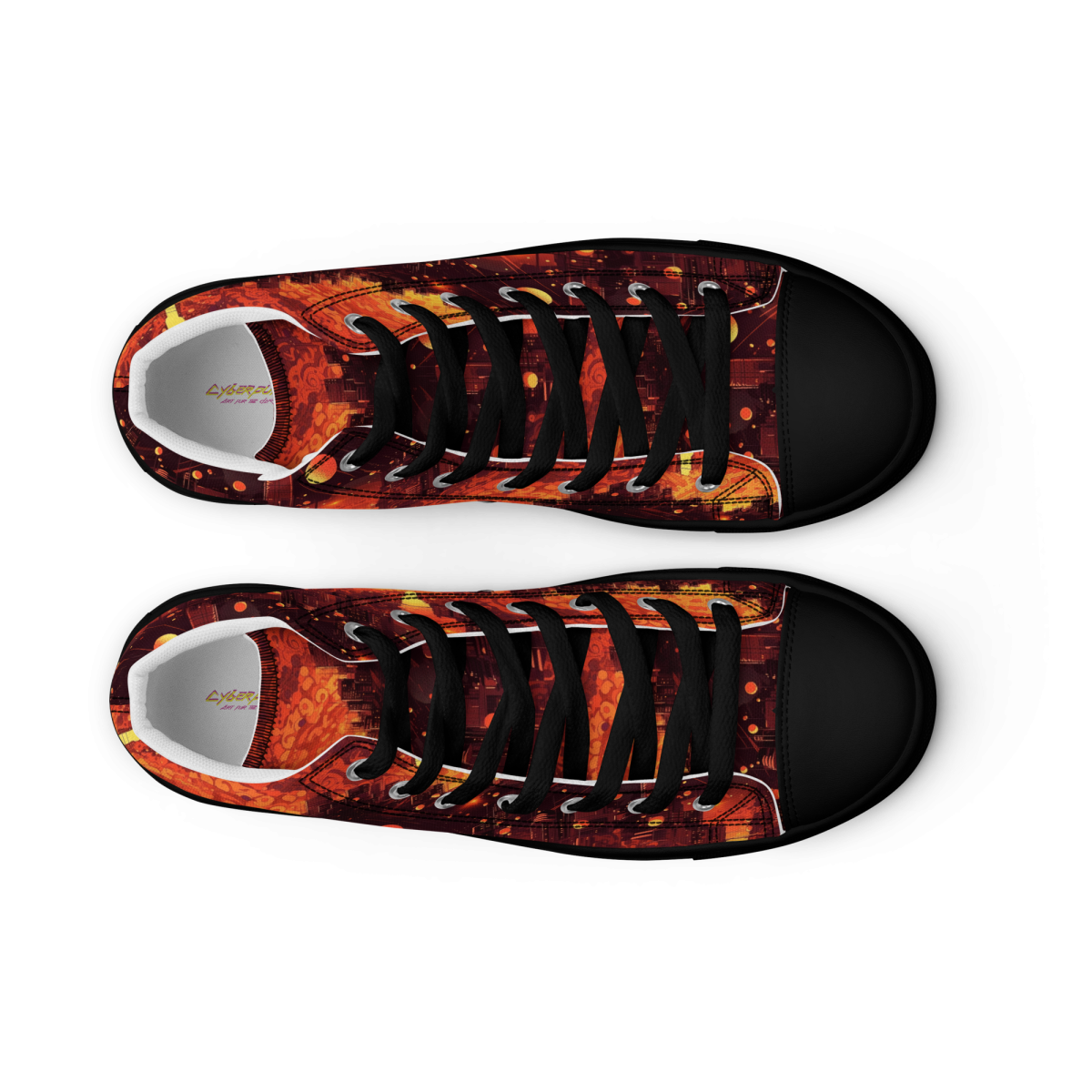 Spiral Flame - Orange/Black - Women’s Shoe - Image 35