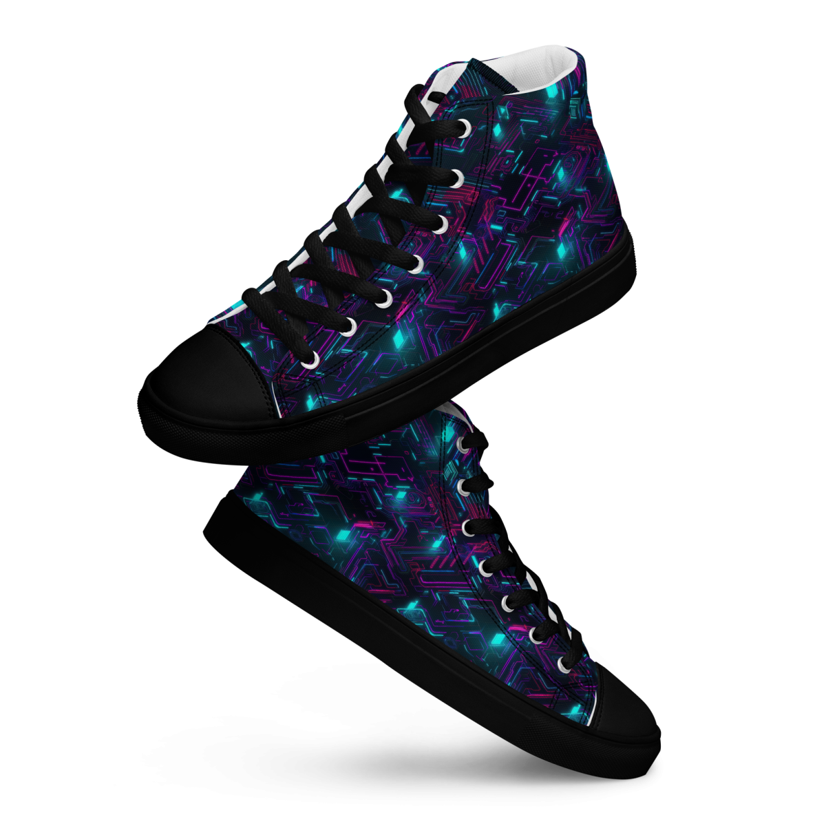 Cyberspace Circuits - Blue - Women’s Shoe - Image 5