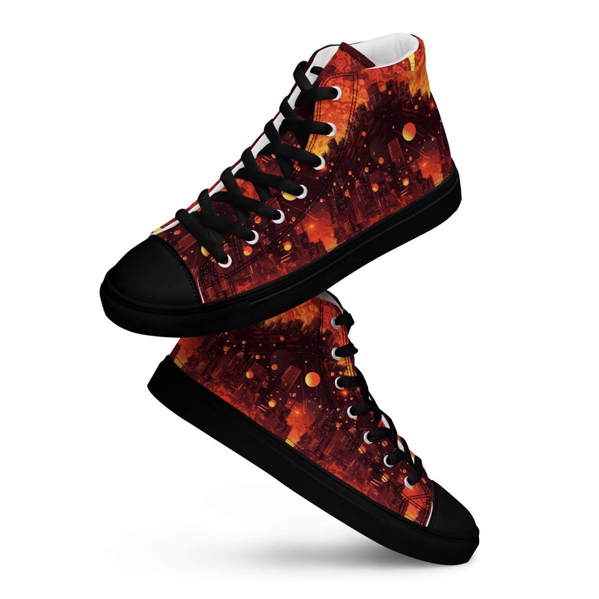 Spiral Flame - Orange/Black - Women’s Shoe - Image 6