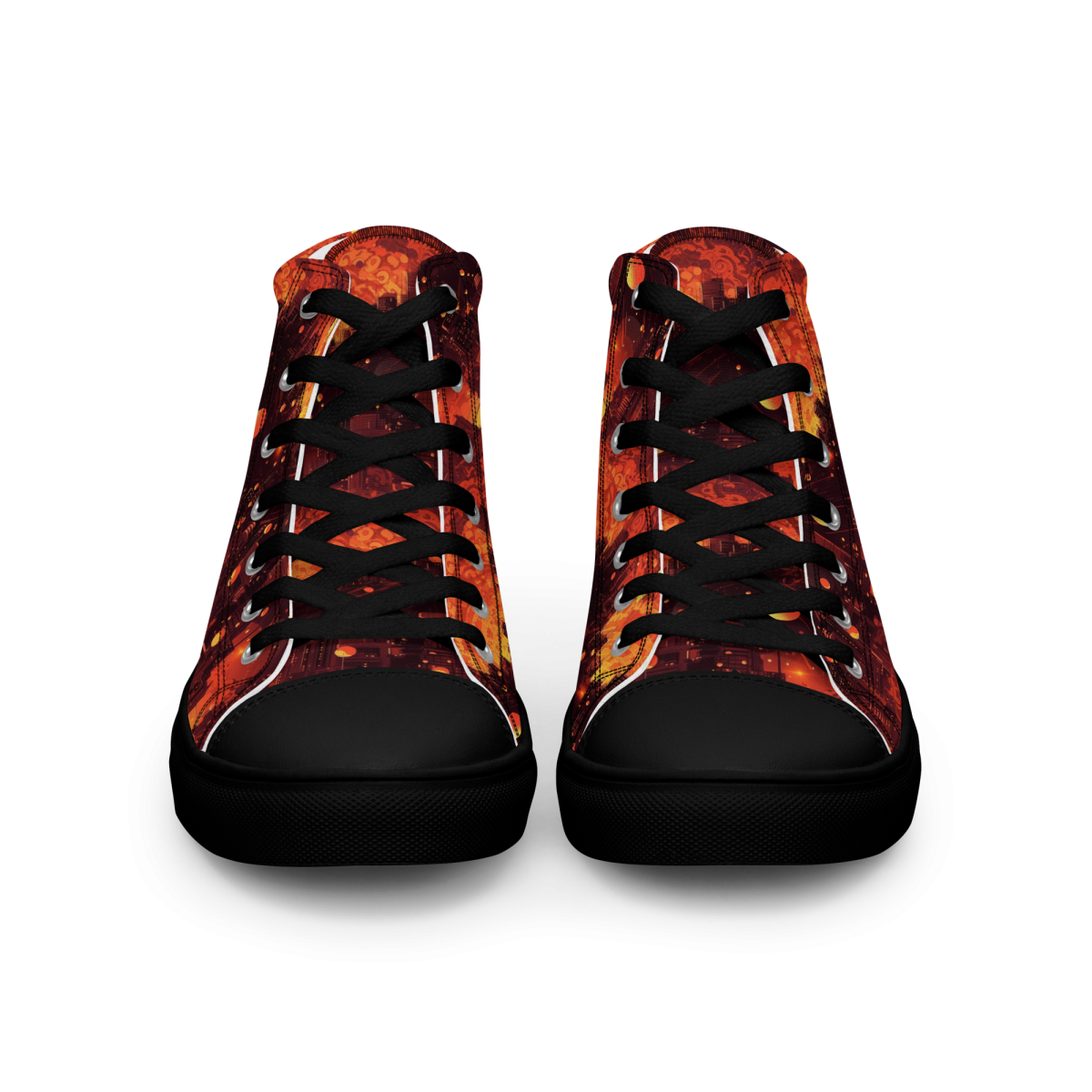 Spiral Flame - Orange/Black - Women’s Shoe - Image 34