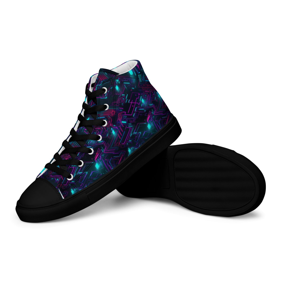 Cyberspace Circuits - Blue - Women’s Shoe - Image 6