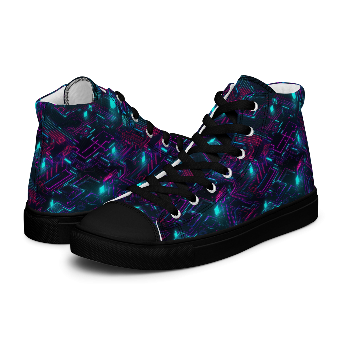 Cyberspace Circuits - Blue - Women’s Shoe - Image 8