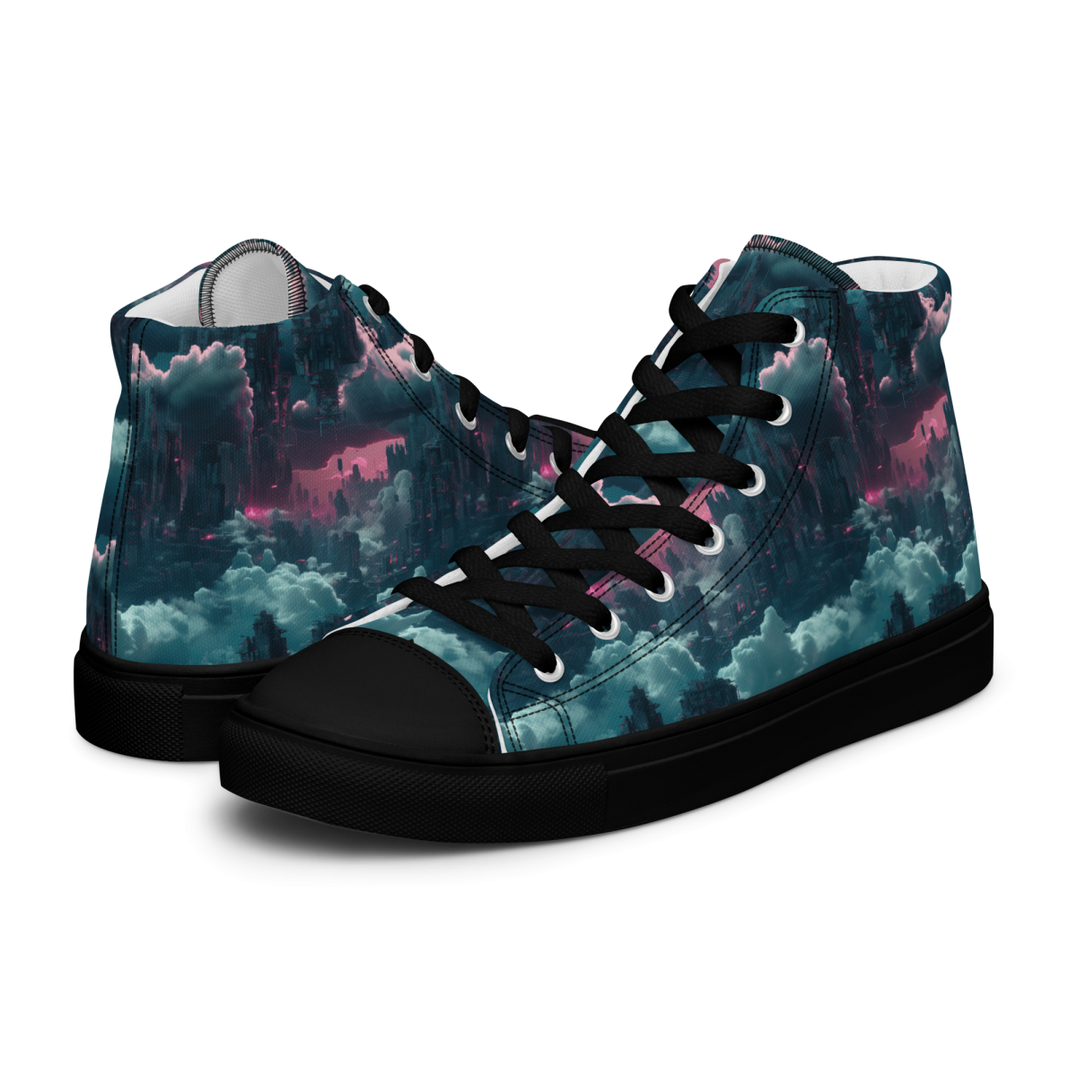 Cloudy Skyscraper - Blue/Magenta - Women’s Shoe - Image 9