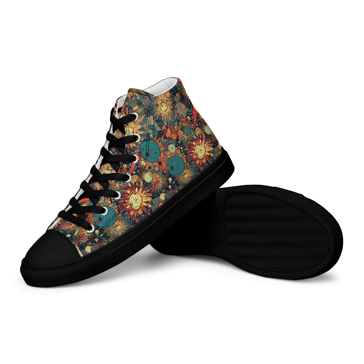 Flaming Fission - Blue/Yellow - Women’s Shoe - Image 7
