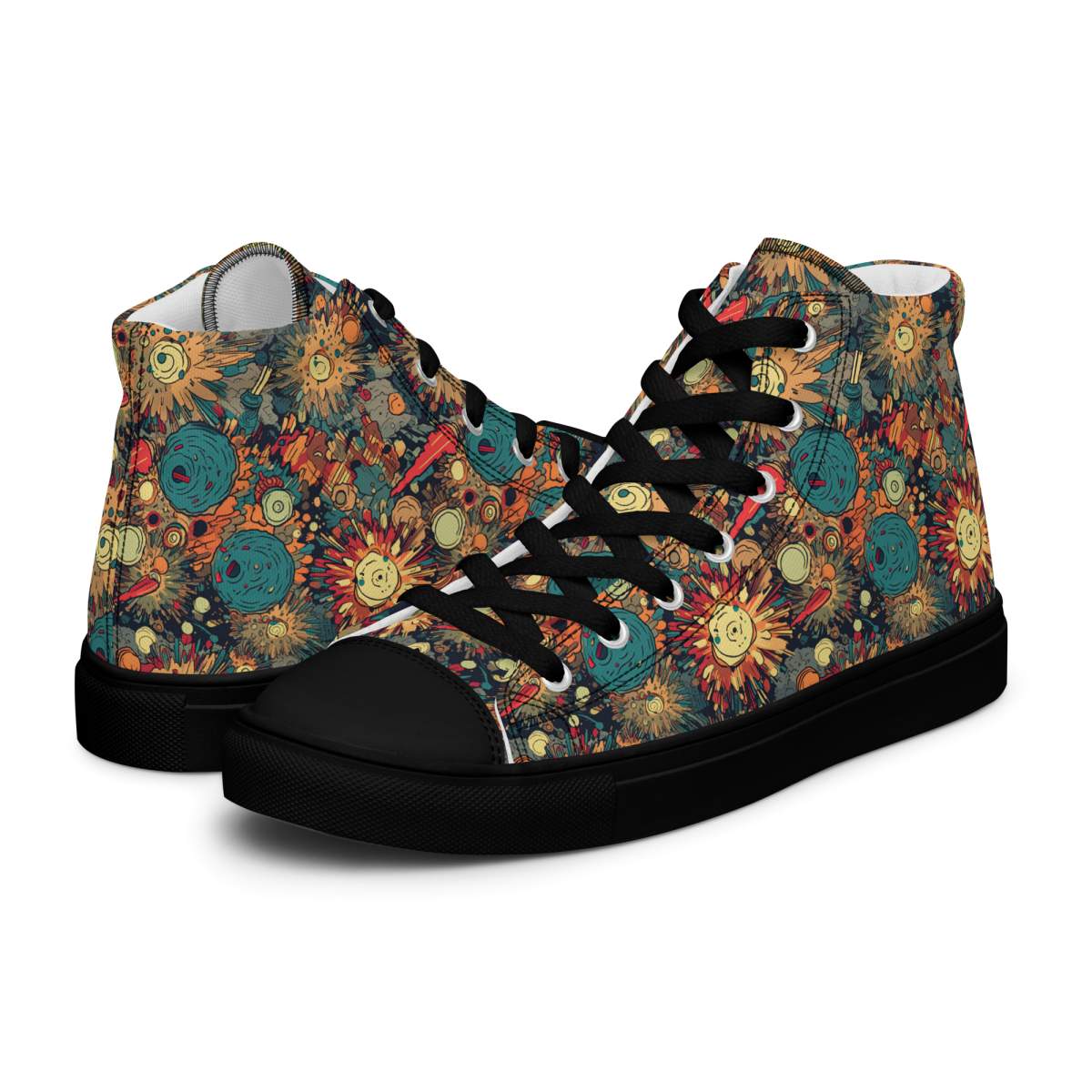 Flaming Fission - Blue/Yellow - Women’s Shoe - Image 9