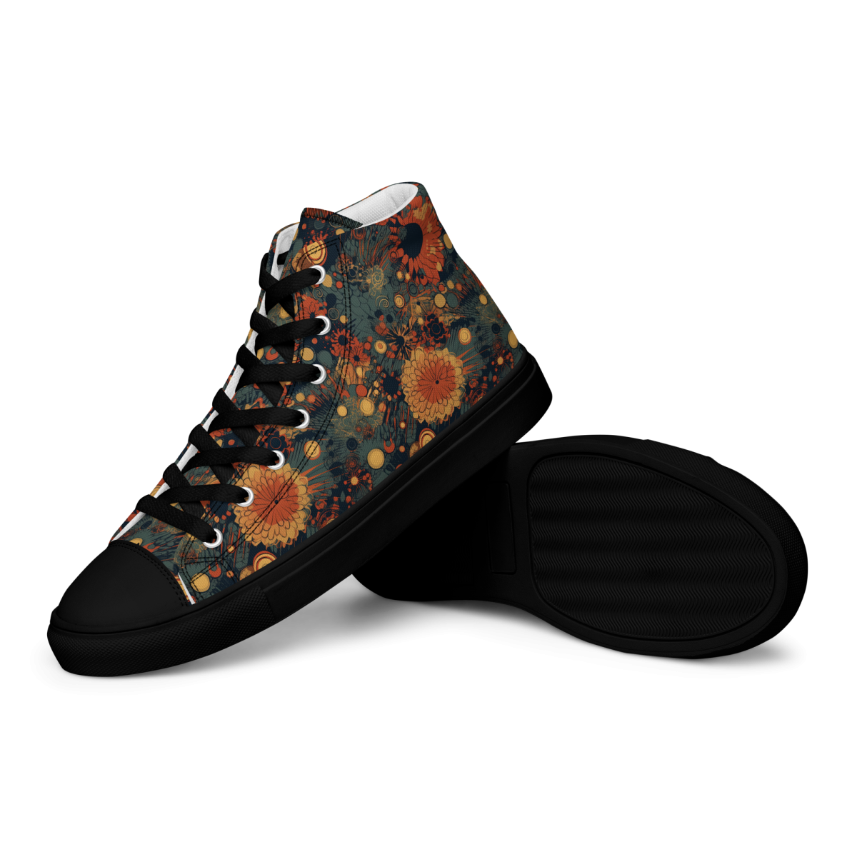 Trampled Flowers - Green/Blue - Women’s Shoe - Image 7