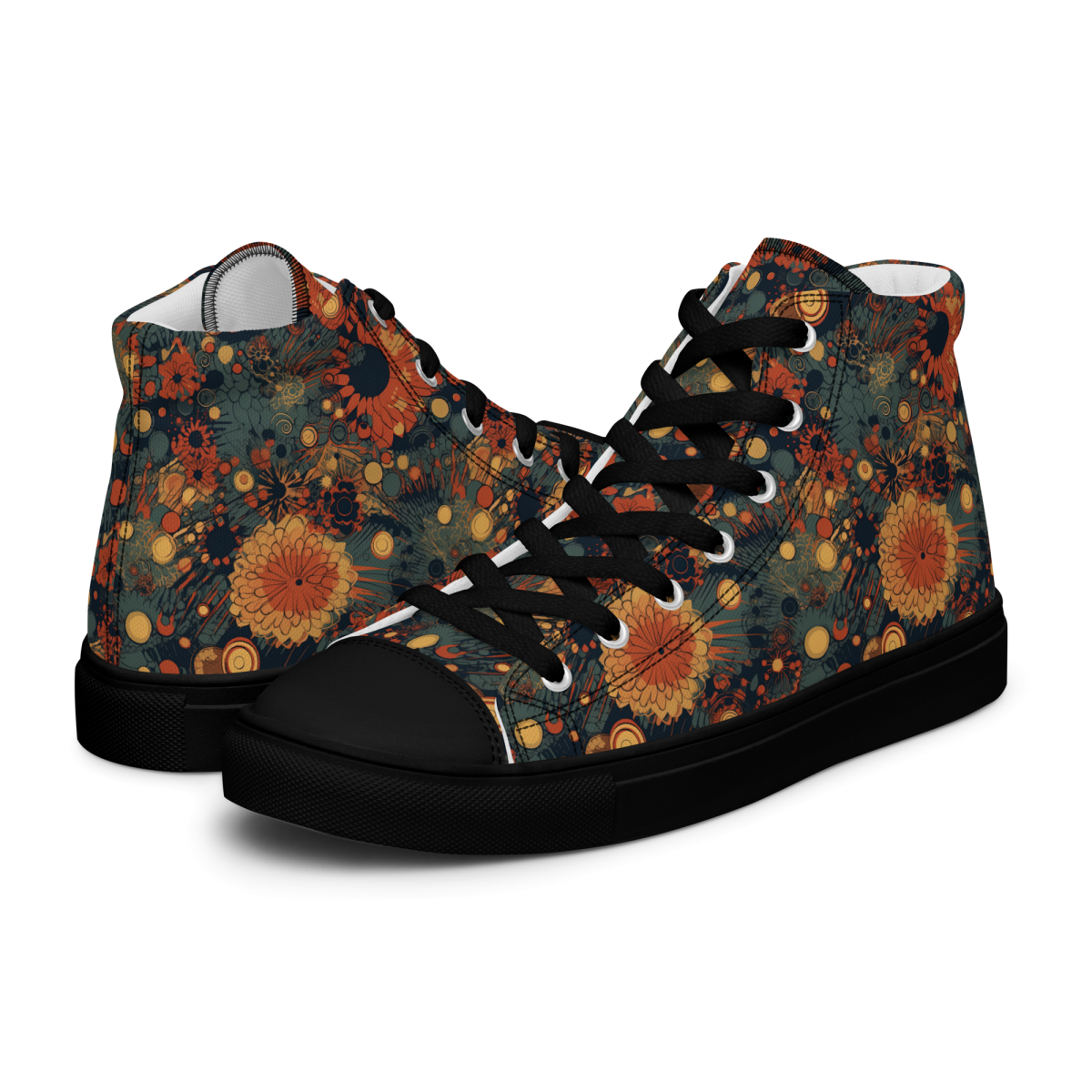 Trampled Flowers - Green/Blue - Women’s Shoe - Image 9