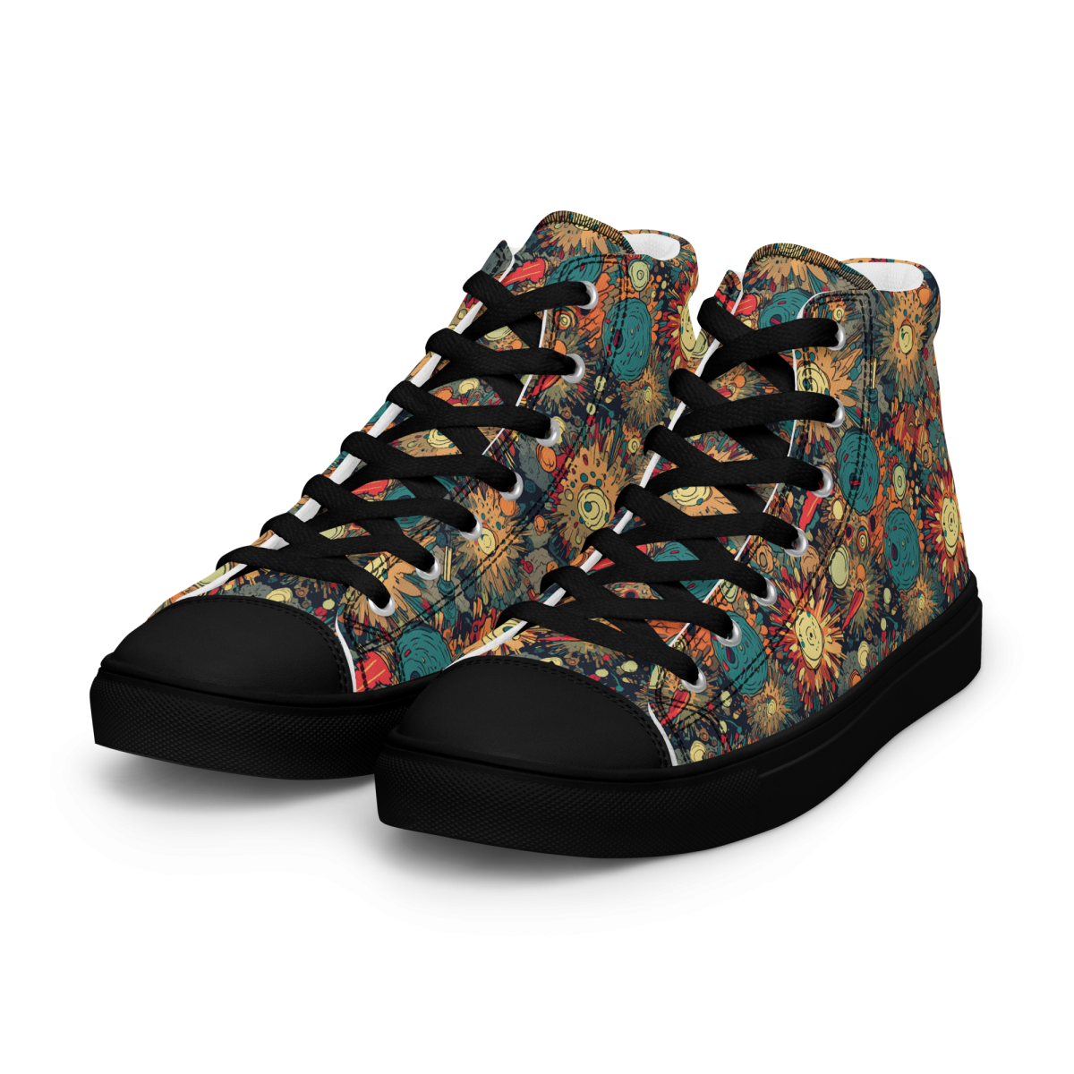 Flaming Fission - Blue/Yellow - Women’s Shoe - Image 30