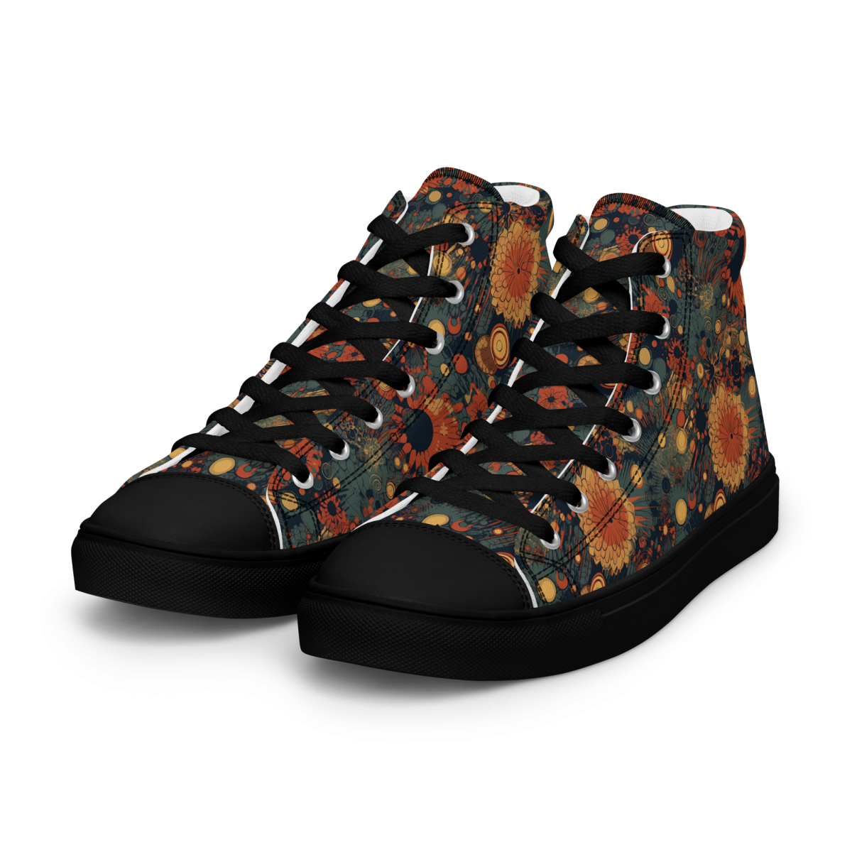 Trampled Flowers - Green/Blue - Women’s Shoe - Image 31
