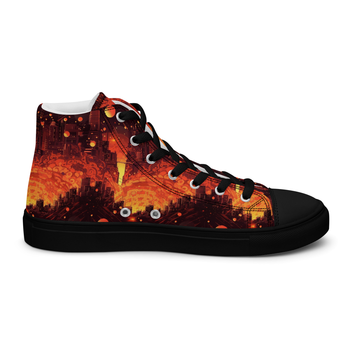 Spiral Flame - Orange/Black - Women’s Shoe - Image 11