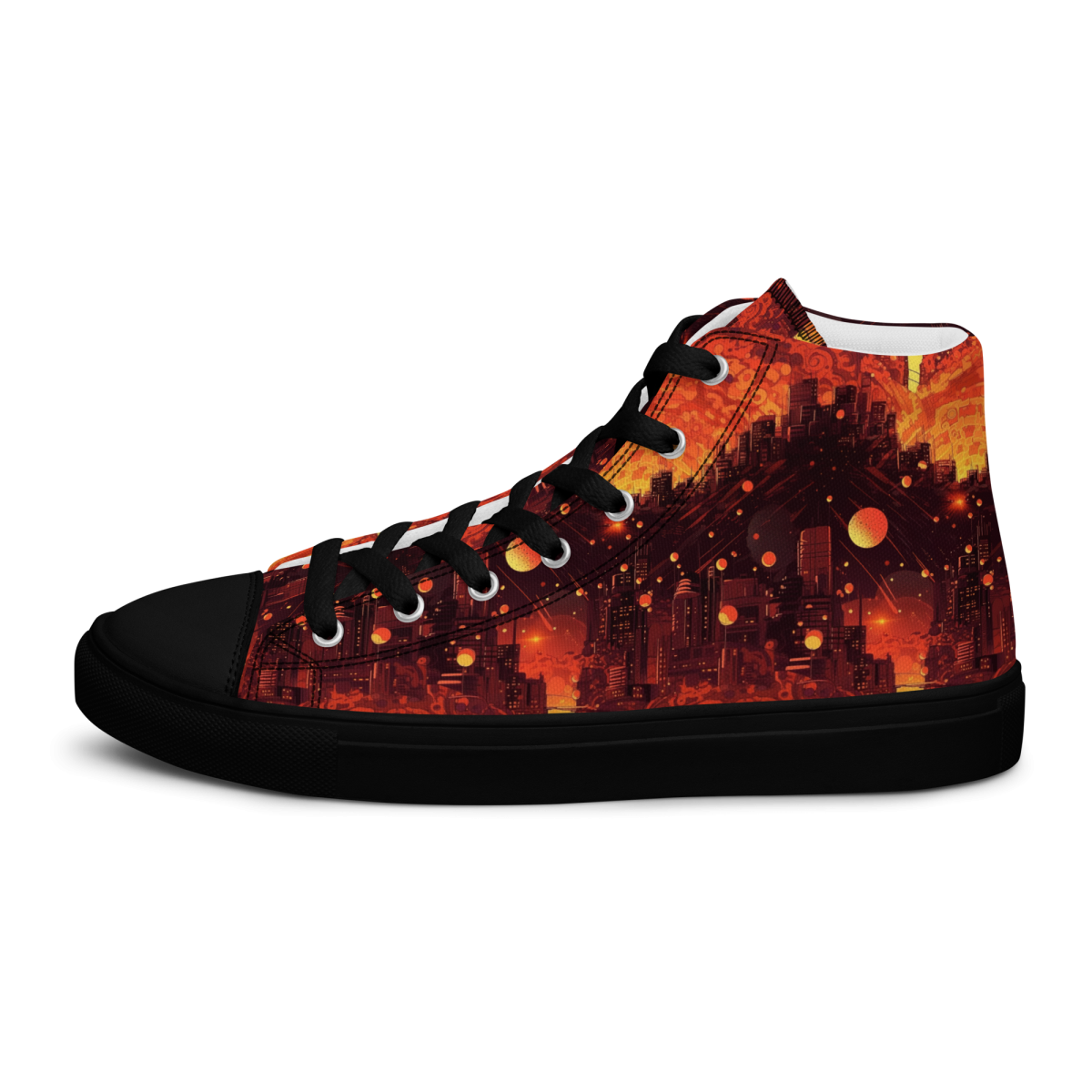 Spiral Flame - Orange/Black - Women’s Shoe - Image 10