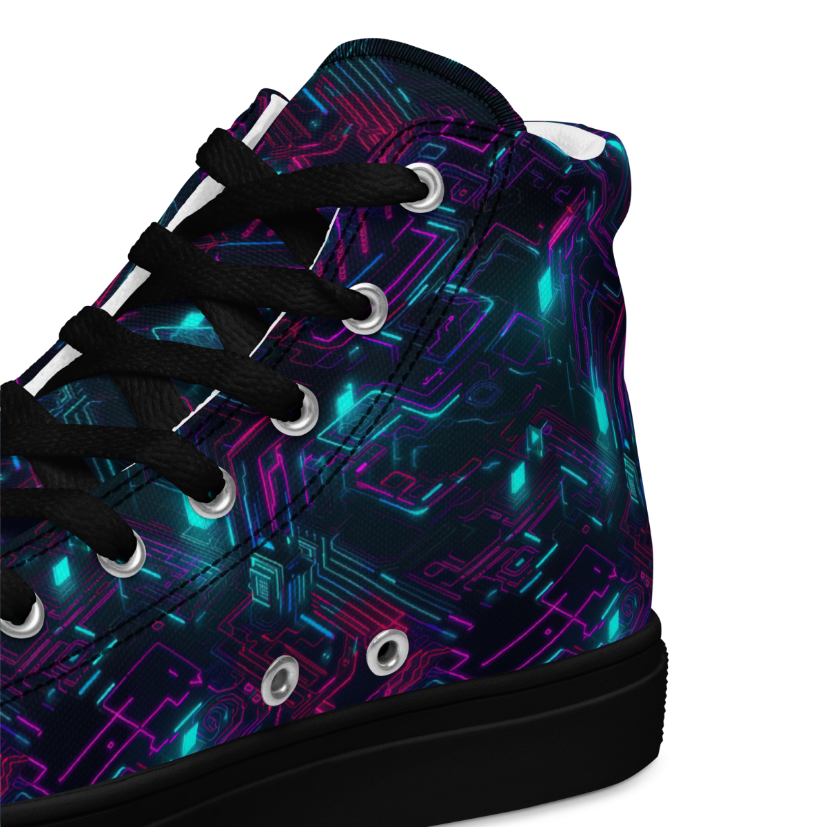 Cyberspace Circuits - Blue - Women’s Shoe - Image 3