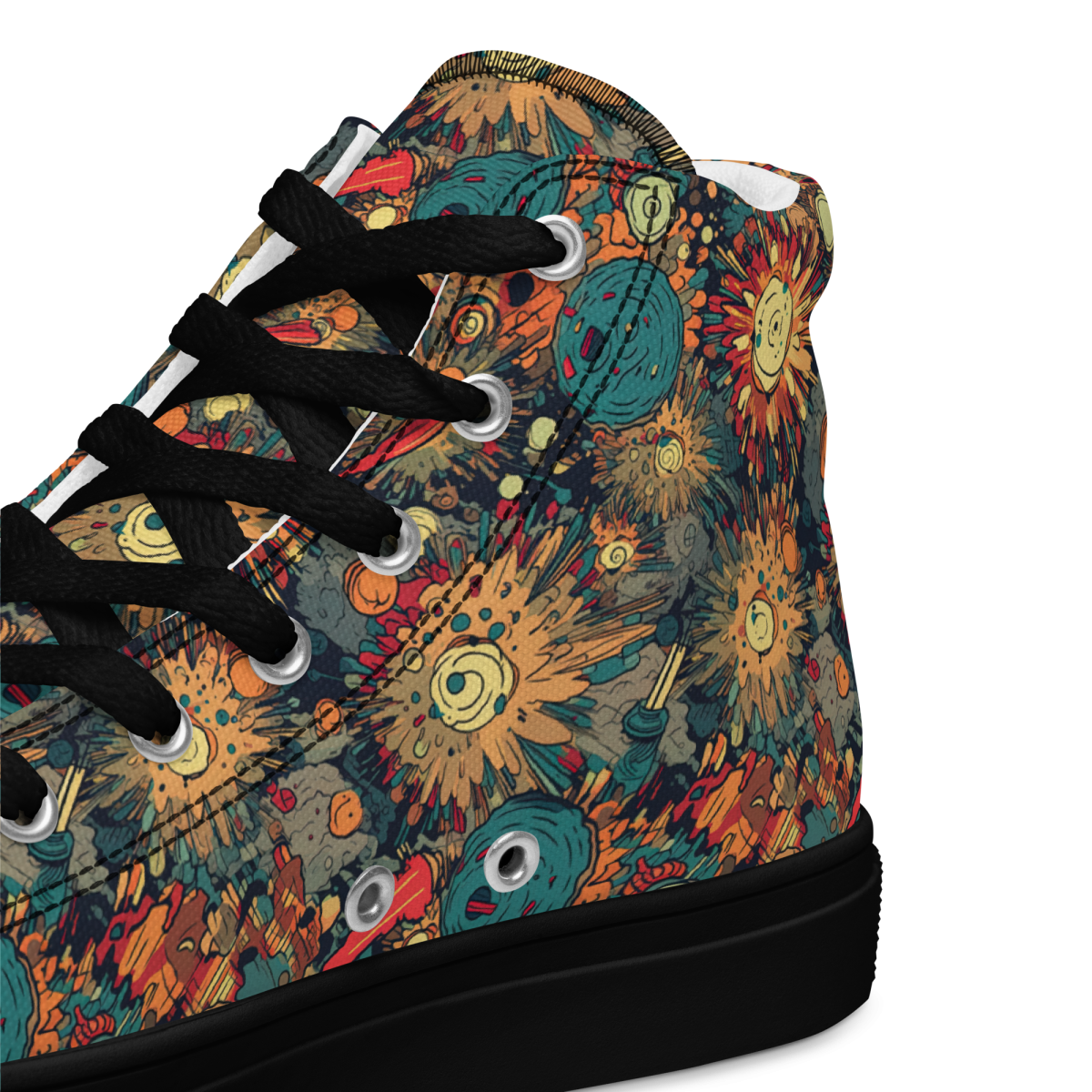 Flaming Fission - Blue/Yellow - Women’s Shoe - Image 4