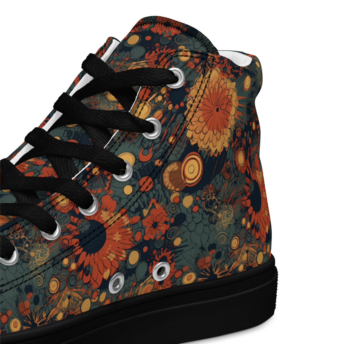 Trampled Flowers - Green/Blue - Women’s Shoe - Image 4