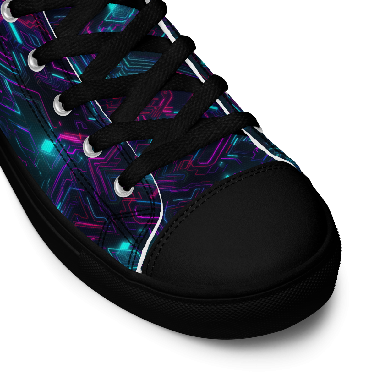 Cyberspace Circuits - Blue - Women’s Shoe - Image 4