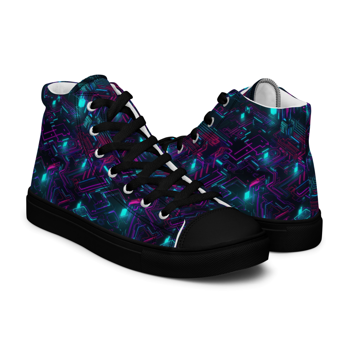 Cyberspace Circuits - Blue - Women’s Shoe - Image 7