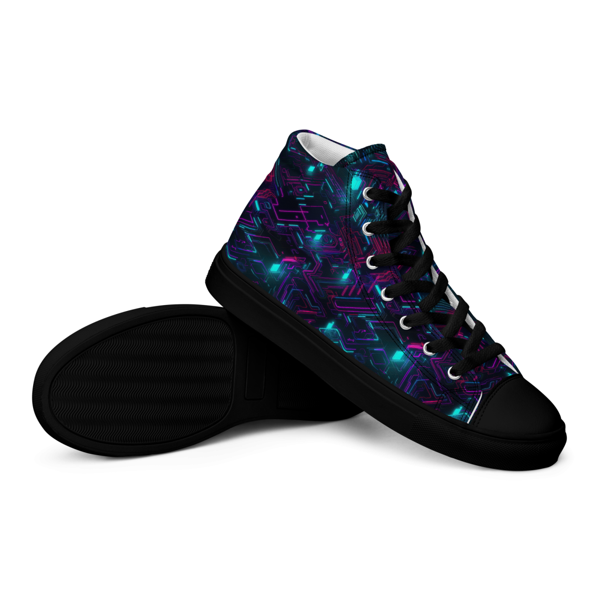 Cyberspace Circuits - Blue - Women’s Shoe - Image 11