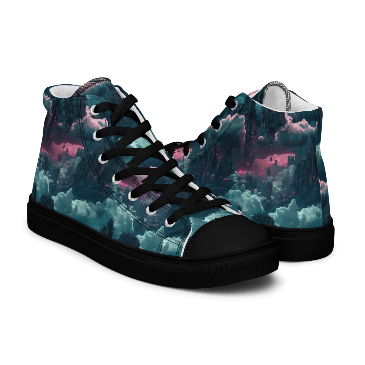 Cloudy Skyscraper - Blue/Magenta - Women’s Shoe - Image 8