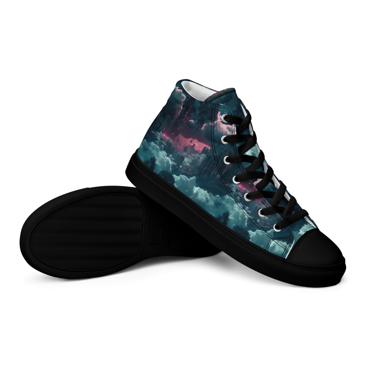 Cloudy Skyscraper - Blue/Magenta - Women’s Shoe - Image 12