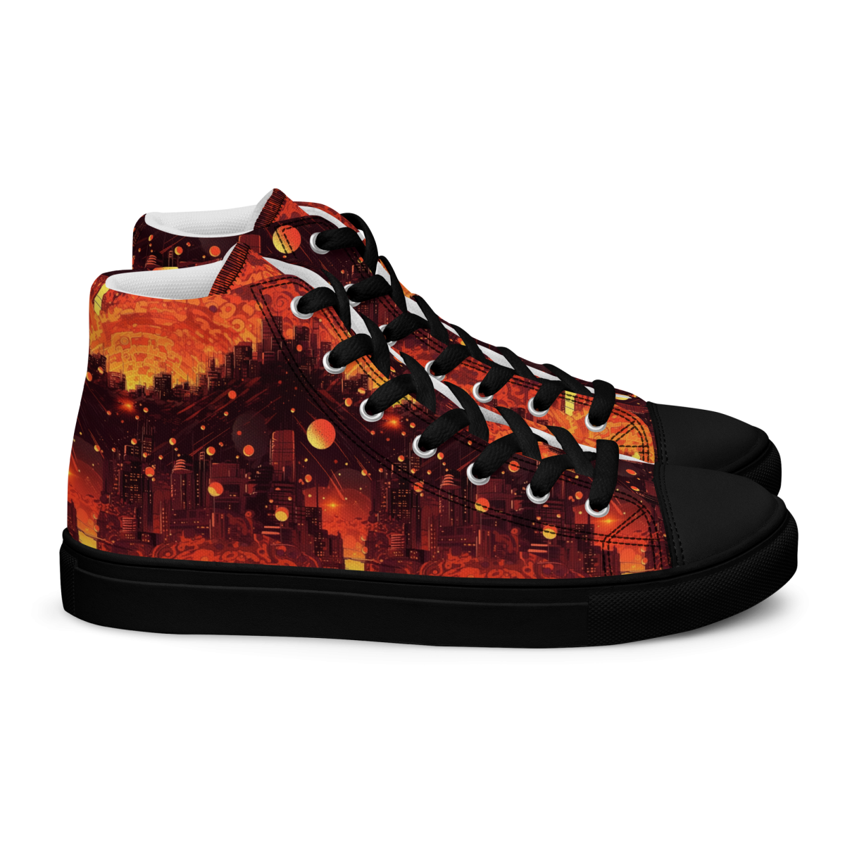 Spiral Flame - Orange/Black - Women’s Shoe - Image 32