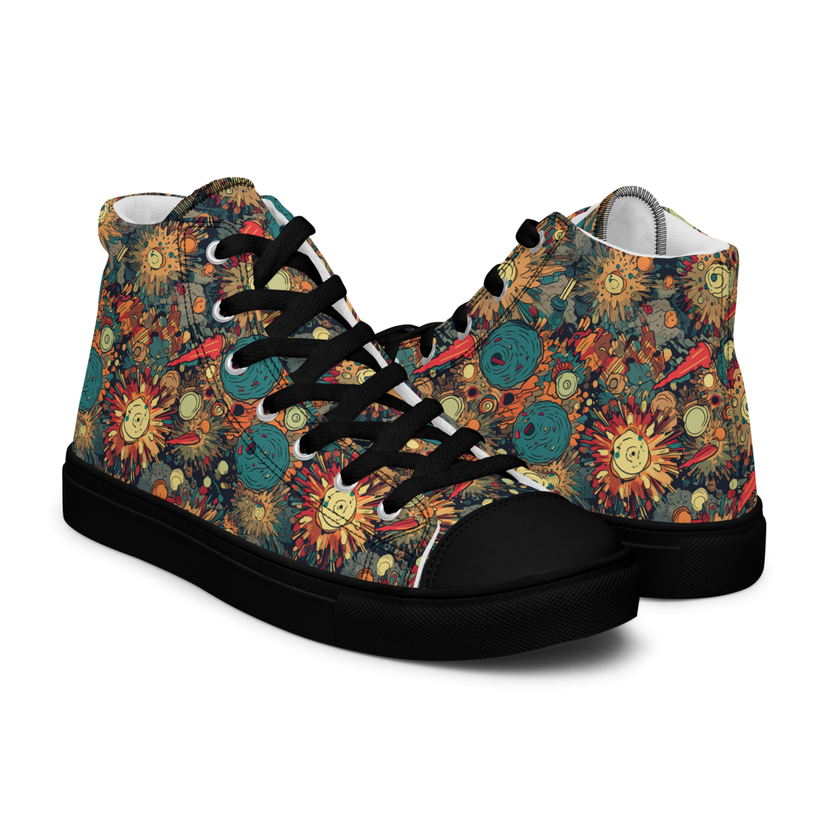 Flaming Fission - Blue/Yellow - Women’s Shoe - Image 8