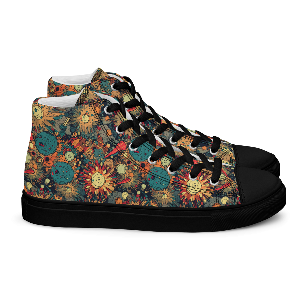 Flaming Fission - Blue/Yellow - Women’s Shoe - Image 31