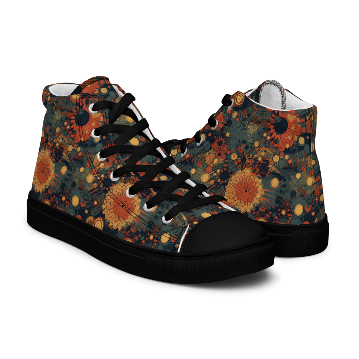 Trampled Flowers - Green/Blue - Women’s Shoe - Image 8