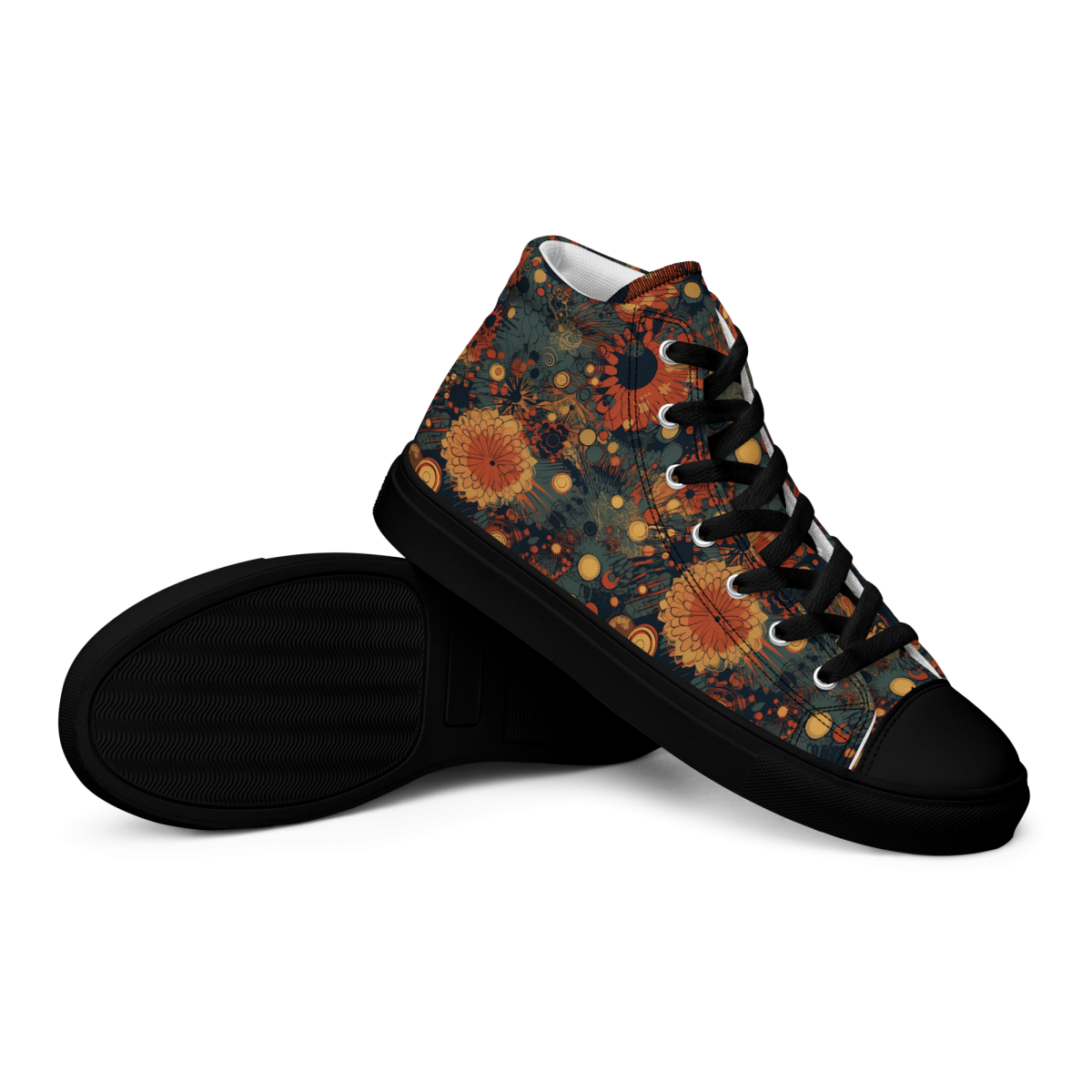 Trampled Flowers - Green/Blue - Women’s Shoe - Image 12