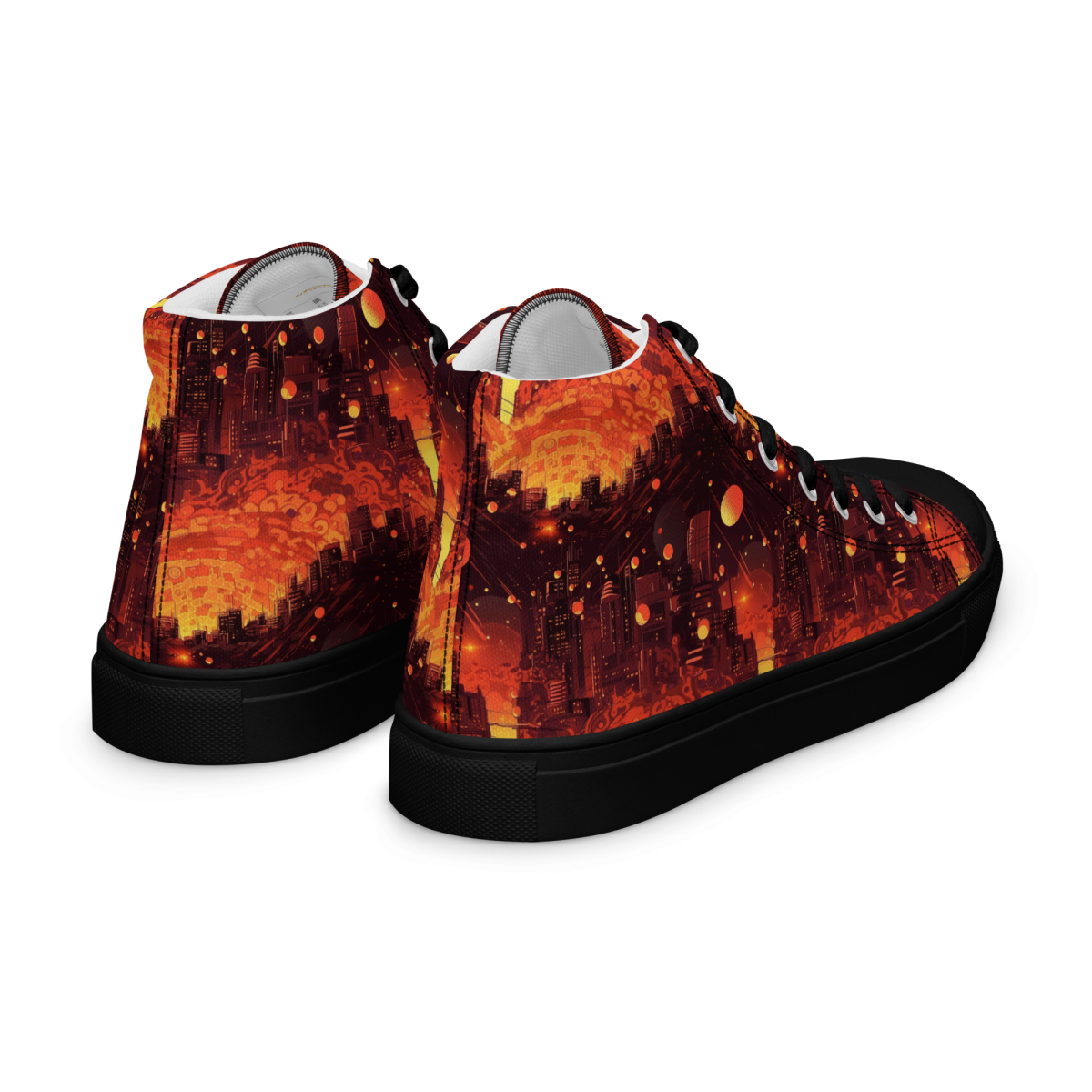Spiral Flame - Orange/Black - Women’s Shoe - Image 33